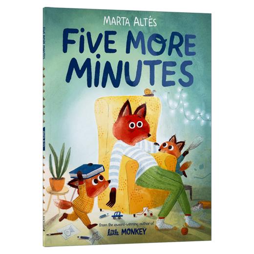 再多5分钟 英文原版 Five More Minutes 幼儿时间管理观念启蒙 亲子睡前读物 玛塔艾德丝 Marta Altes 英文版进口原版英语书籍 商品图1