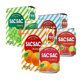 【畅饮一夏12听49.9】乐天粒粒葡萄汁草莓汁/橙汁238ml*12听 新鲜原汁原味营养健康两不误 020014/020147/020909