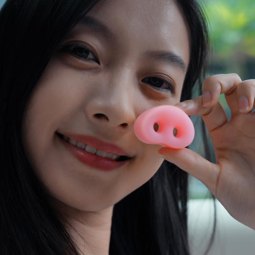 车载香薰猪鼻子可爱香水搞怪装饰解压 商品图3