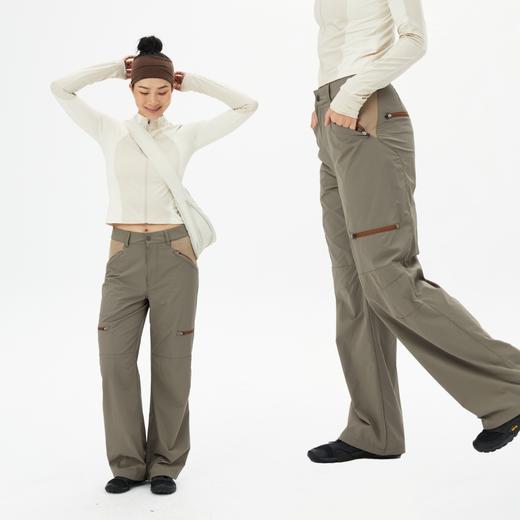 oneup拼色防泼水裤子 商品图1