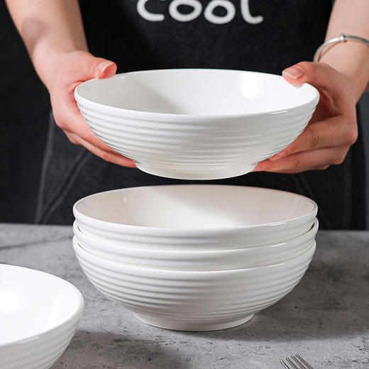 出口日本7英寸深盘霜月碗 6个一组 商品图2