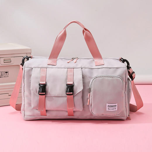 【轻潮健身旅行包~】炫彩珠光健身包 大容量运动游泳训练包 干湿分离外出手提旅行包-QA 商品图10