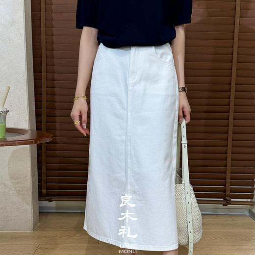 【卖完下架】良木礼牛仔半裙（240506） 商品图4
