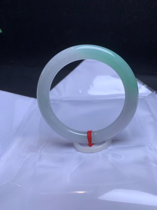 620329，52飘绿细圆条，清新干净，一截带绿底，干净秀气 商品图3