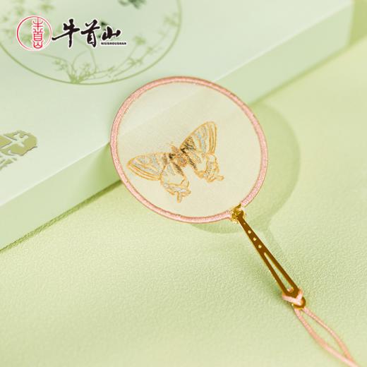 牛首山文创牛首灵物系列苏绣圆书签高档精致创意古典中国风伴手礼 商品图0