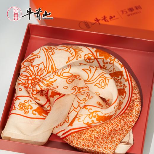 牛首山文创x万事利联名款云水禅心时尚百搭大尺寸丝巾围巾礼盒 商品图4