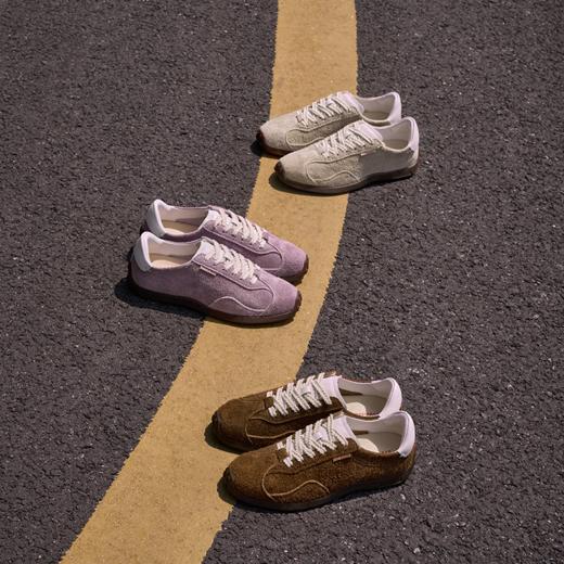 响午女鞋时尚薄底缓震防水牛反绒运动芭蕾鞋【HZ】 商品图0