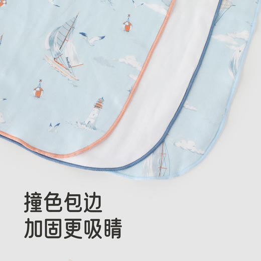 【商场同款】英氏婴儿吸汗巾柔软赛柔丝新生儿垫背巾A类抑菌3条装 商品图3