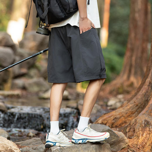 LUCKY DEER/幸运鹿男女款夏季时尚宽松舒适工装短裤 商品图4