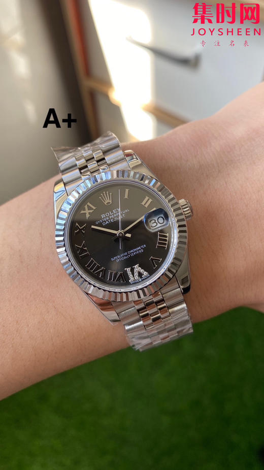 劳力士GS日志31系列 女款日志31mm 灰盘罗马面 女士腕表 2236机 新品劳力士女款蚝式日志型腕表31mm 到货 商品图8
