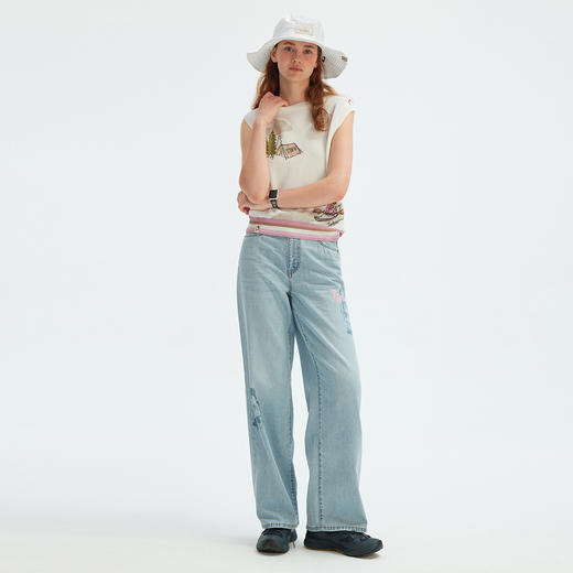 【大都会】TeenieWeenie小熊毛衣女2025秋季新款女装TTKN253702T 商品图1