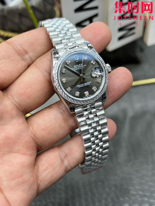 Rolex劳力士GS日志型系列 女款31mm 日志31系列 灰盘钻面 女士腕表 搭载改Cal.2236 商品图2