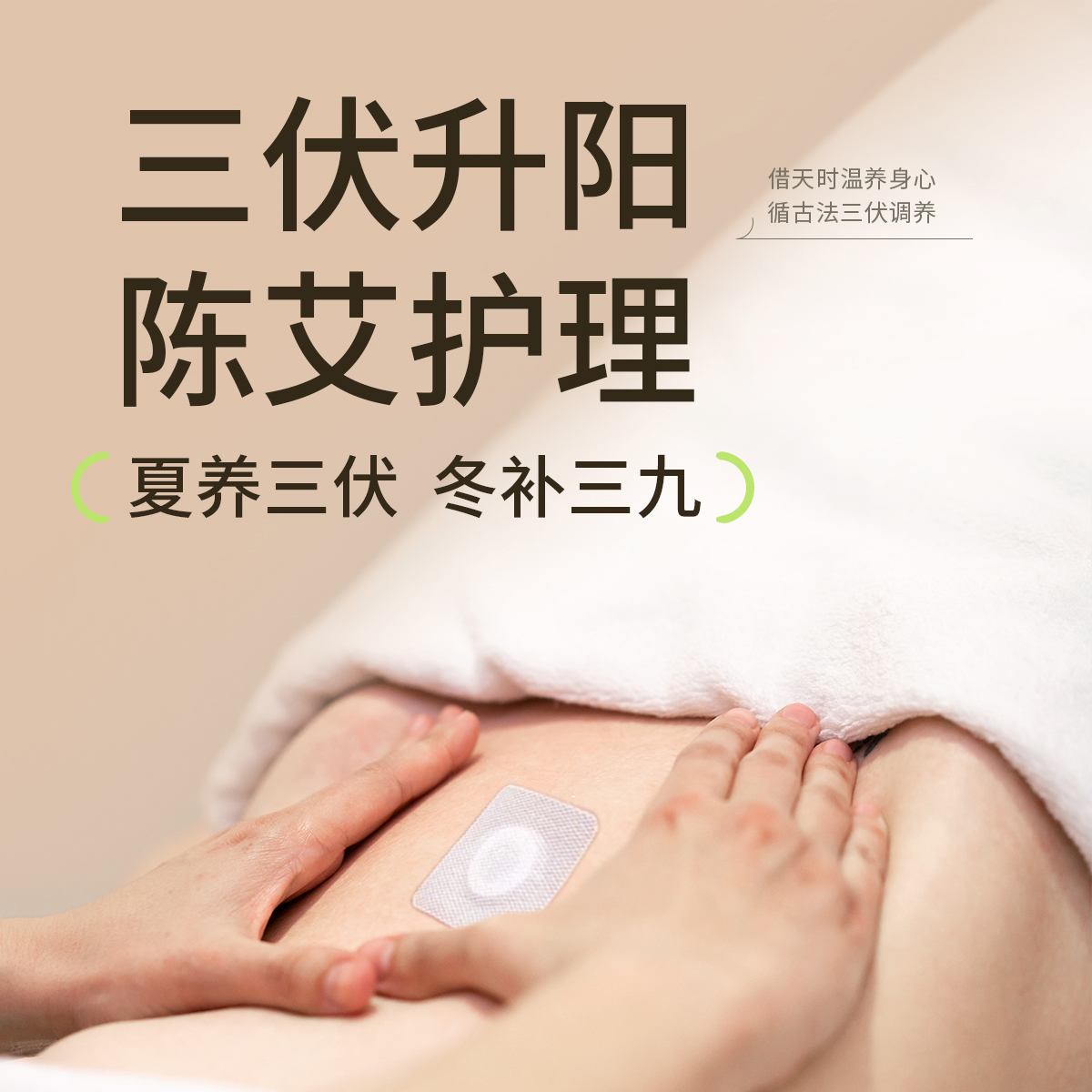 lkx兰可舍芮三伏升阳陈艾护理 古法三伏调养 扶正祛邪 清浊净体  三伏养生护理12次卡