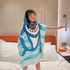 【萌趣设计，让宝贝爱上洗澡！】可爱卡通儿童浴巾斗篷 柔软亲肤不掉毛 洗澡吸水速干 可穿式宝宝浴巾-QQ 商品缩略图10
