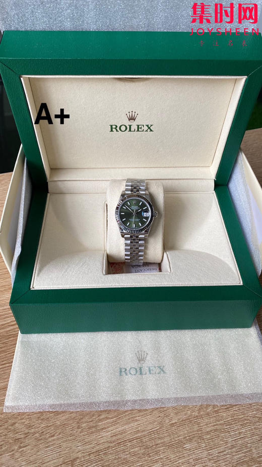 劳力士GS日志31系列 女款日志31mm 绿盘条丁 薄荷绿 女士腕表 2236机 新品劳力士女款蚝式日志型腕表31mm 到货 商品图1
