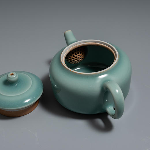 老字号 孙坑窑青釉手工壶（德中壶）非物质文化遗产龙泉青瓷 商品图1