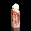 孤品016938-老性寿山石俏色虎钮小方章-1.6*1.6*5.6cm 商品缩略图2