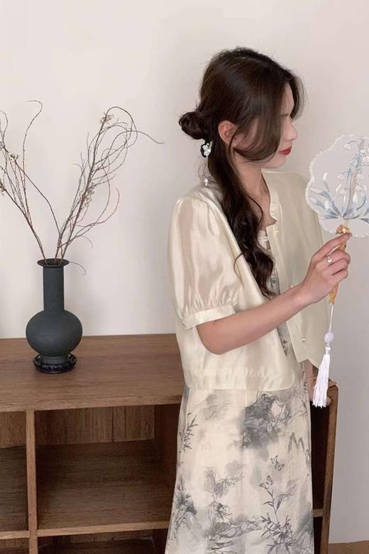 ELLA JADE 水墨山印花新中式套装 20705 商品图2