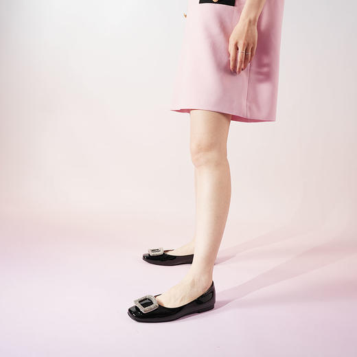 Westory2025年秋季舒软平底方头单鞋通勤百搭浅口鞋S25CE76051 商品图7