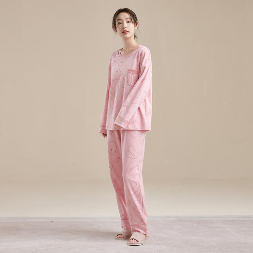 康妮雅女士长袖长裤套头套装 商品图4