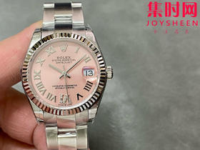 Rolex劳力士GS日志型系列 女款31mm 日志31系列 粉盘罗马面 女士腕表 搭载改Cal.2236