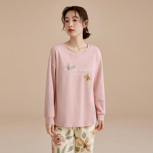 康妮雅女士长袖长裤套头套装 商品图4