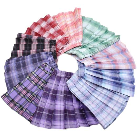 【春夏JK格子裙，高腰显瘦百褶裙！】春夏JK格子裙 女童半身裙 夏季儿童宝宝短裙 高腰显瘦百褶裙韩版-QQ 商品图4