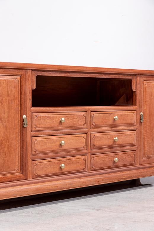 红桥红 家具严选  缅甸花梨(大果紫檀）  【168 六抽屉 空层 餐边柜】 商品图2