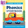【中商原版】从字母到自主阅读 自然拼读故事书 适合初学者阅读的 25 个简单故事和活动 Learn to Read Phonics Storybook 商品缩略图0