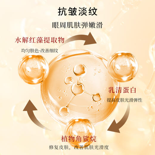 胡庆余堂灵芝抚纹修护眼霜补水保湿抗皱修护眼眸淡纹舒缓国货眼霜送拨筋棒 商品图2