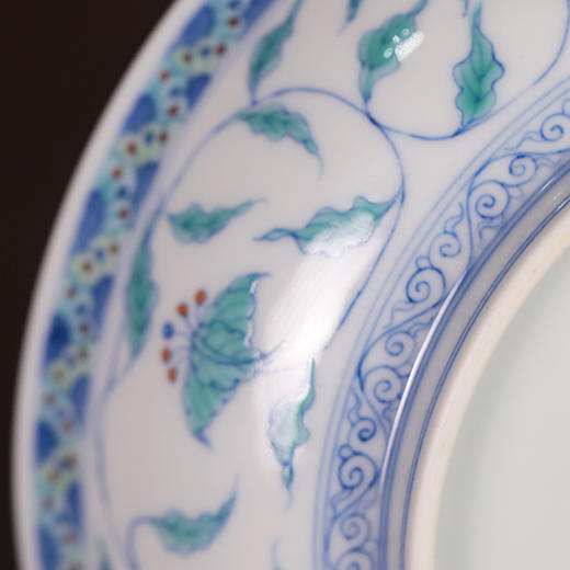 【忘言】斗彩五子莲壶承 曰何文人器 商品图2