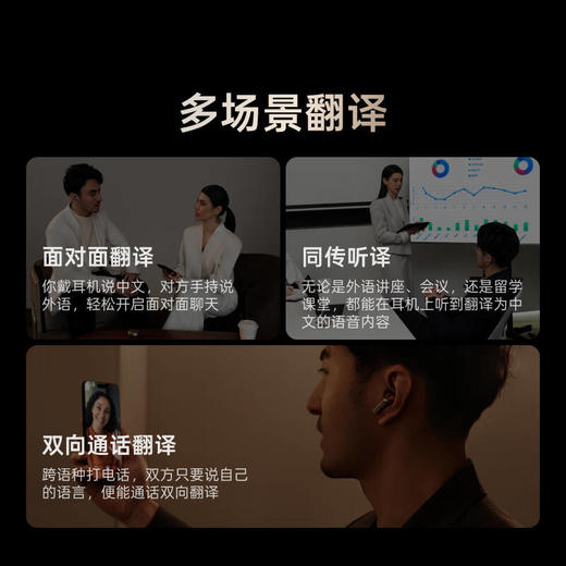 科大讯飞AI会议降噪无线蓝牙耳机Pro 3 旗舰版录音翻译只能入耳式 商品图1