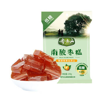 齐云山 低糖南酸枣糕239g 果干蜜饯健康儿童孕妇休闲开味零食 商品图5