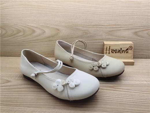 2024豪行春款专柜正品真皮玛丽珍时尚舒适低跟浅口女单鞋24130381 商品图3