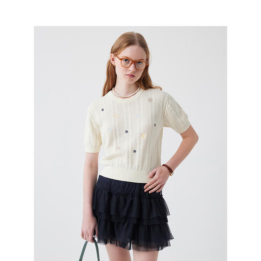 【大都会】TeenieWeenie小熊毛衣女2025夏季新款女装TTKW252405T 商品图3