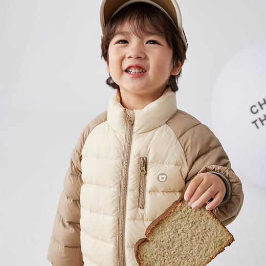 Cucutas幼童羽绒服CY25WIW583卡其/粉红（90#-130#） 商品图2