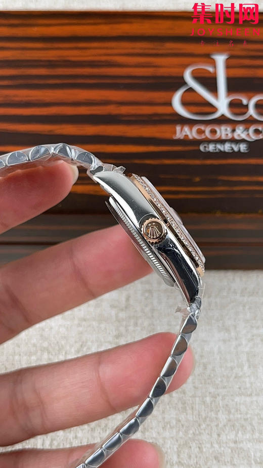 Rolex劳力士GS日志型系列 女款31mm 日志31系列 间玫金紫盘 女士腕表 搭载改Cal.2236 商品图2