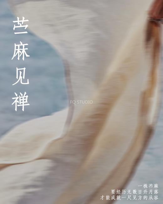 优雅棉苎麻呼吸轻盈睫毛蕾丝直筒连衣裙 商品图13