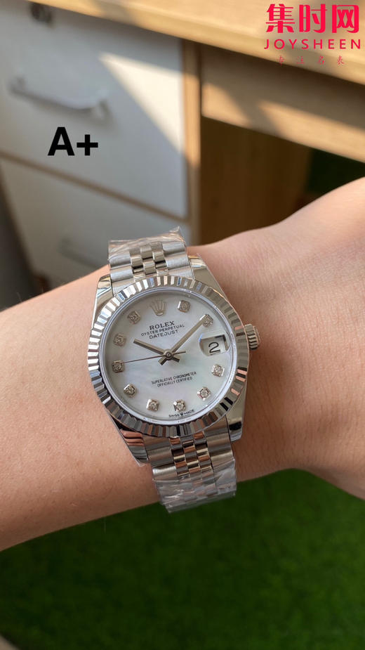 劳力士GS日志31系列 女款日志31mm 贝母钻面 女士腕表 2236机 新品劳力士女款蚝式日志型腕表31mm 到货 商品图8