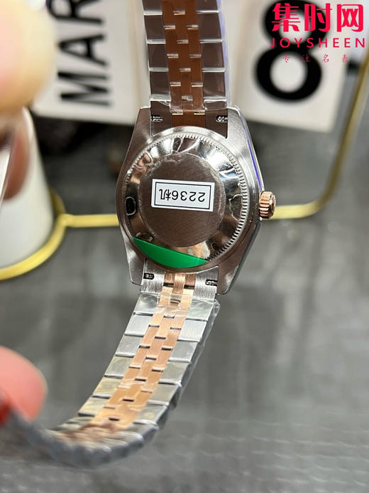 Rolex劳力士GS日志型系列 女款31mm 日志31系列 间玫金灰盘 女士腕表 搭载改Cal.2236 商品图6