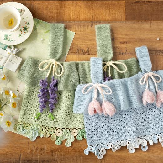 苏苏姐家森屿吊带手工diy编织钩针毛线团自制夏季上衣材料包 商品图4