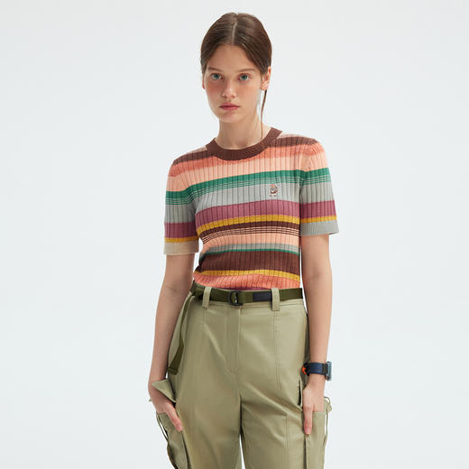 【大都会】TeenieWeenie小熊毛衣女2025秋季新款女装TTKW253704T 商品图1