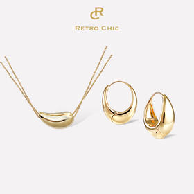 【网球职业运动员李娜&张予曦同款】Mordern Art 现代艺术时期 | 小水滴金/银圈套装