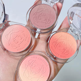 【元气少女渐变腮红】元气腮红自然裸色渐变腮红高光修容盘一体细腻不易飞粉女。ry