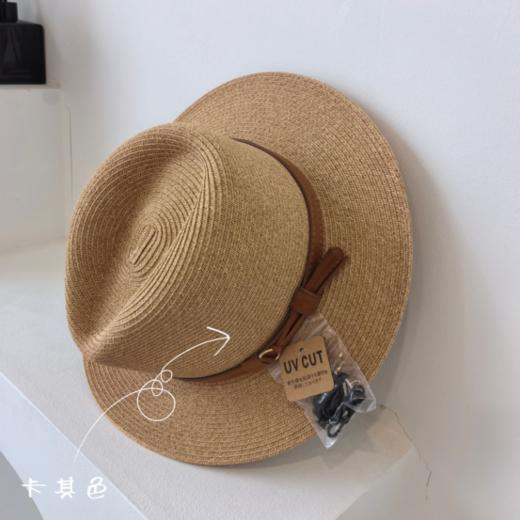 ♥️【法式巴拿马草帽】度假美拍不可或缺，🌷为你的夏日添一抹清凉 夏天来啦☺️，带上我的新宠﹣﹣法式巴拿马草编礼帽，🎈美美哒出游去海岛！ 商品图4