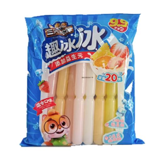 【9.5元/袋】三只松鼠趣冰冰20支装1.6L（0610903） 商品图0
