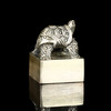 孤品016940-精品实心纯银质龟钮方章99克-2.4*2.4*3.1cm 商品缩略图3