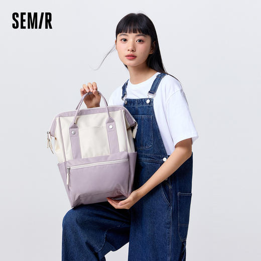 森马包包双肩包男士旅游轻便女大学生包运动旅行大容量通勤背包女 商品图2