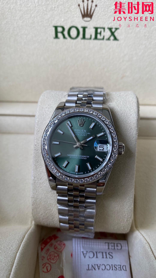 劳力士日志31系列 A+女款日志31mm 女士腕表 升级v2版 2236机 细节再次提升 新品劳力士Rolex女款蚝式日志型腕表31mm 薄荷绿 到货 商品图2