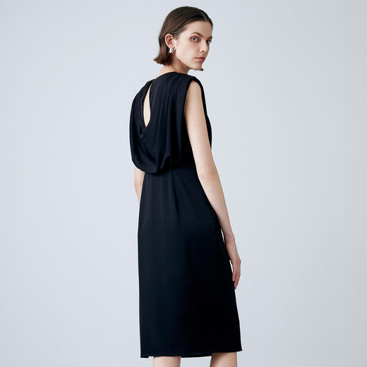 EITIE爱特爱夏季新款气质高腰显瘦设计小礼服连衣裙7877510 商品图9